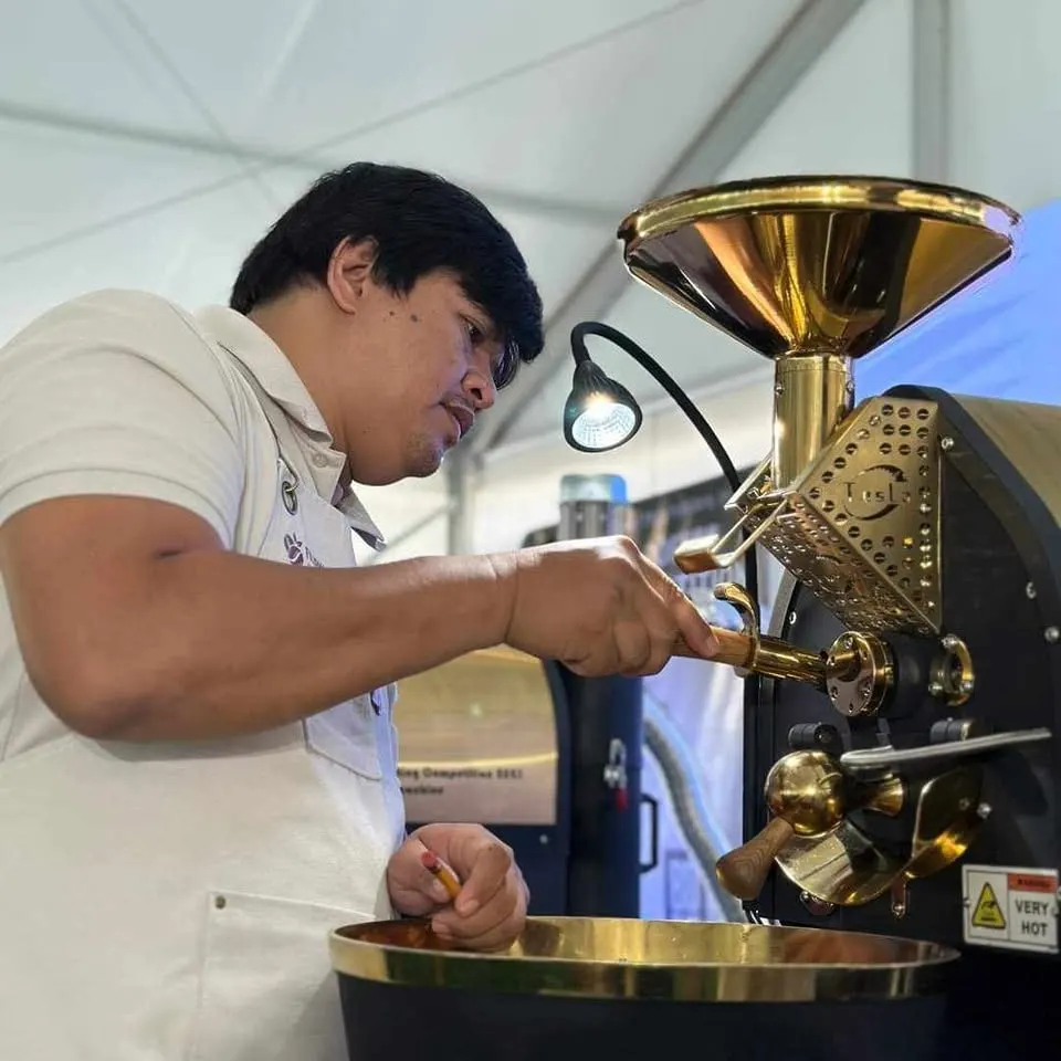Roasting stage of Gensan coffee